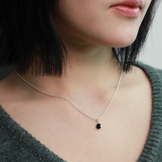 Kara Necklace - Black Onyx
