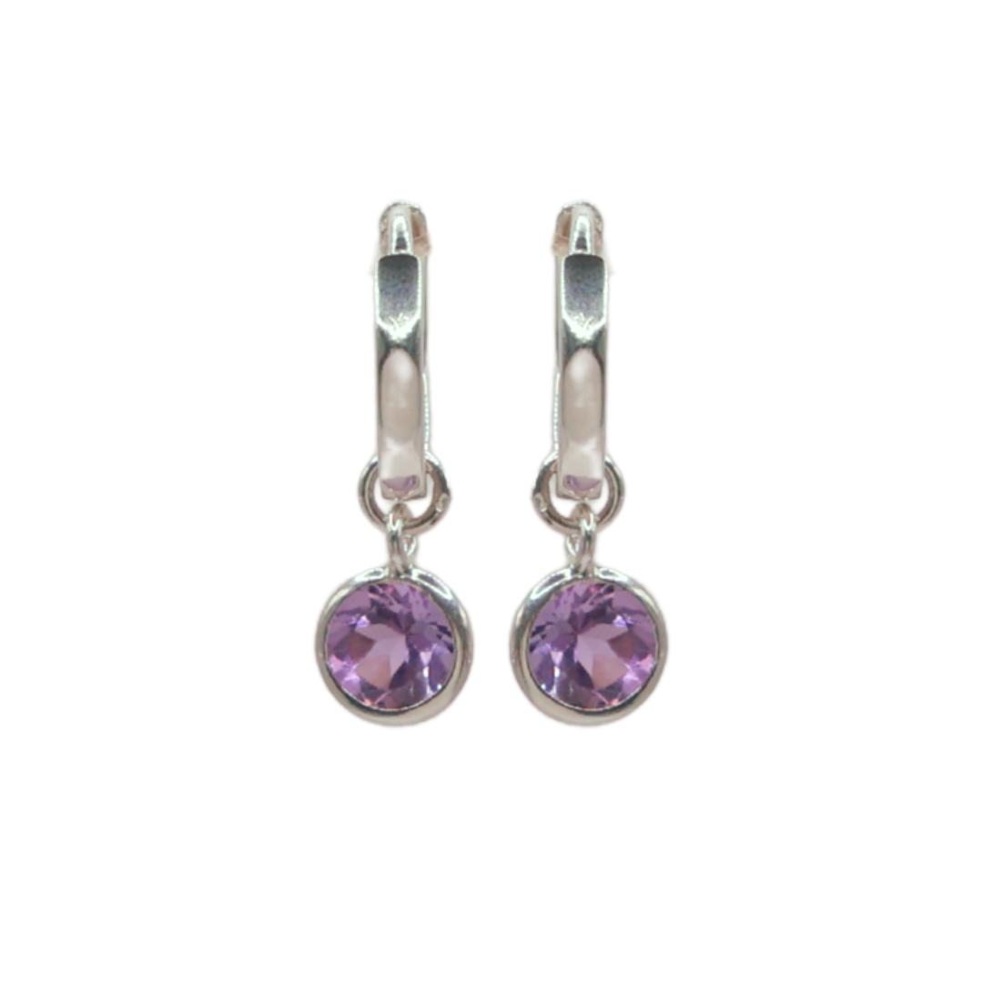 Lalin Hoops - Amethyst